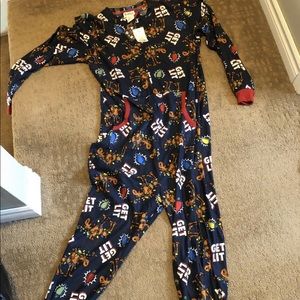 Christmas “get lit” onsie Pajamas